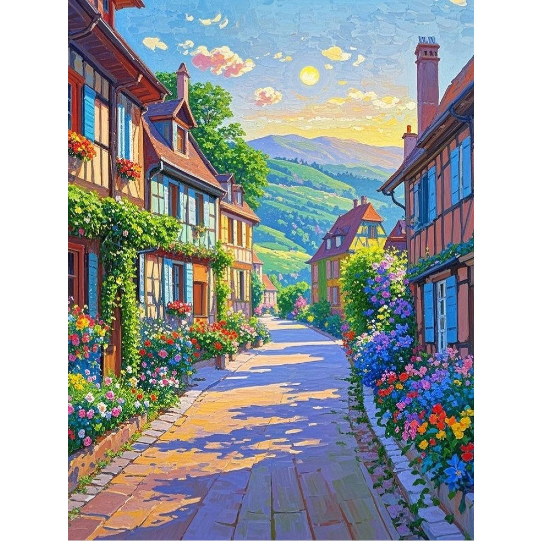 countryside-road-with-flowers-paint-by-number-kit