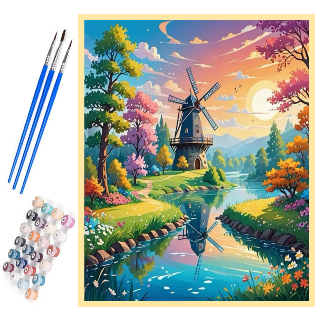 countryside-windmill-paint-by-number-kit