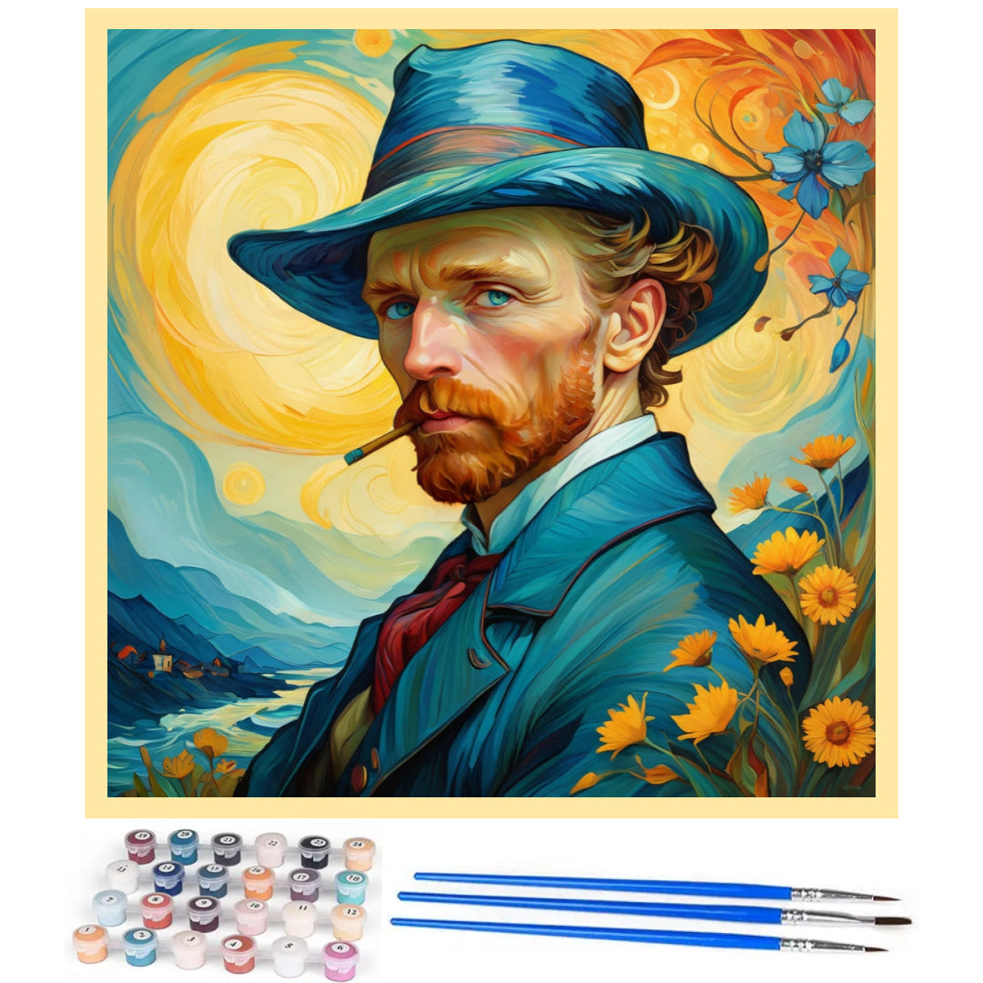 cowboy-van-gogh-paint-by-number-kit