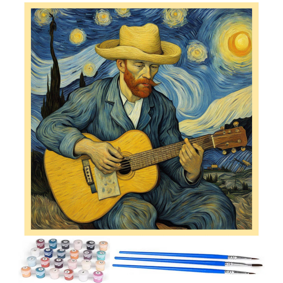 guitar-man-van-gogh-paint-by-number-kit