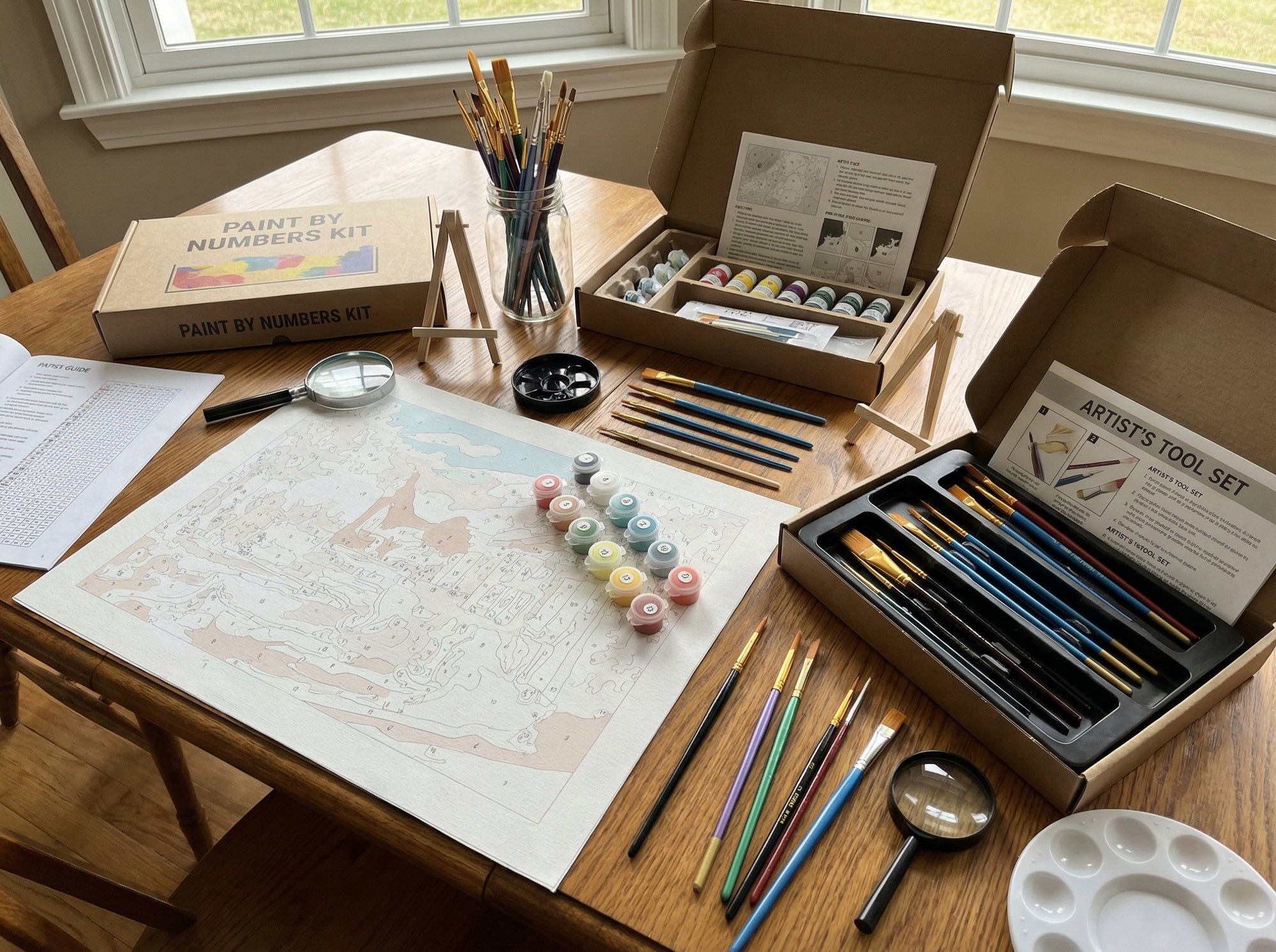 paint by numbers tool kits