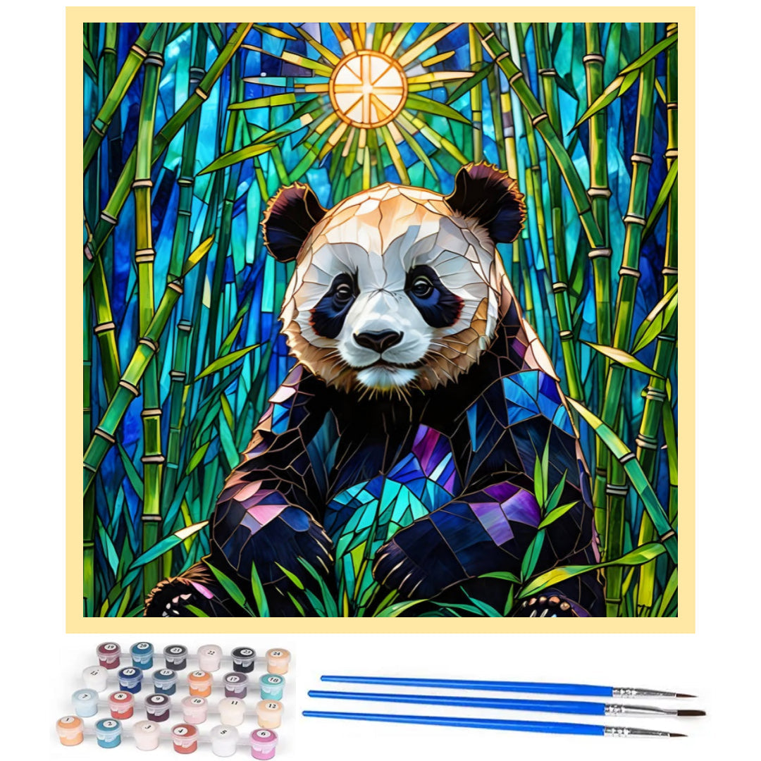 abstract-art-panda-paint-by-number-kit