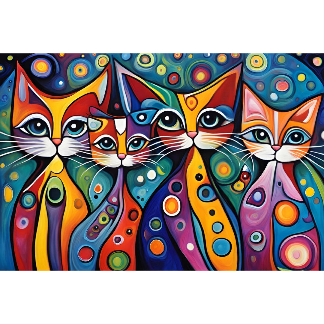 abstract-cats-paint-by-number-kit
