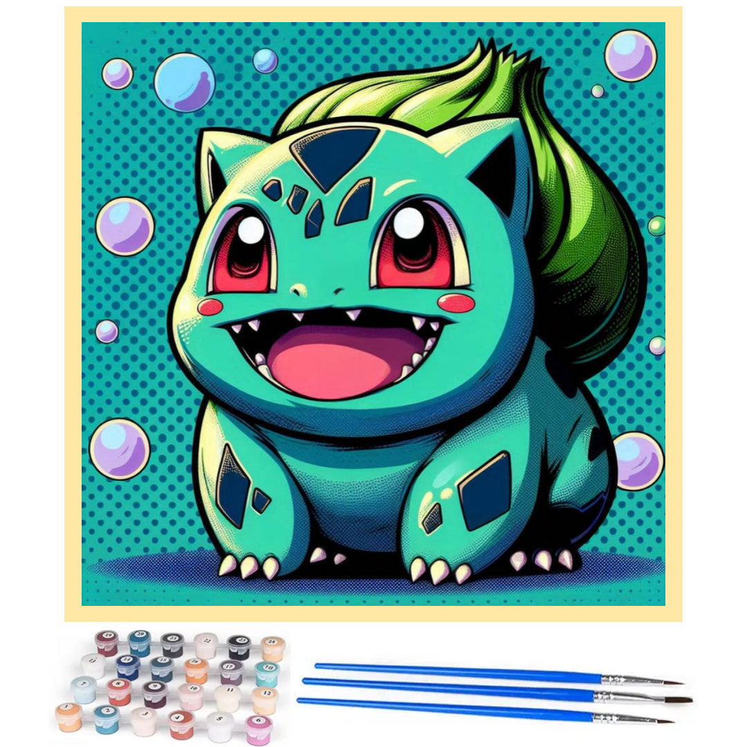 adorable-bulbasaur-paint-by-number-kit