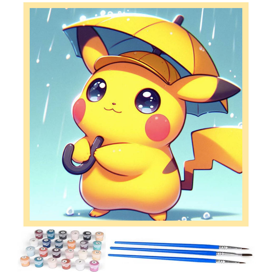 adorable-pikachu-paint-by-number-kit