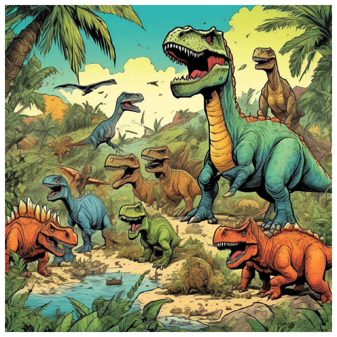 age-of-dinosaur-paint-by-number-kit