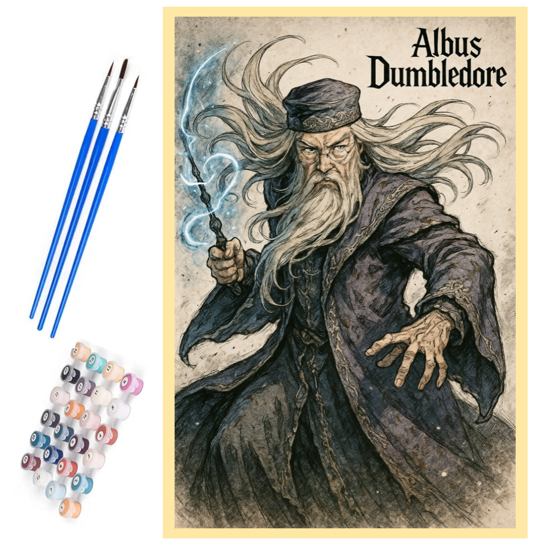 albus-dumbledore-paint-by-number-kit