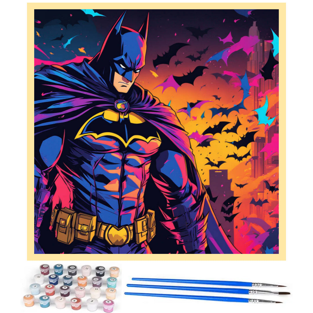 all-bats-batman-paint-by-number-kit