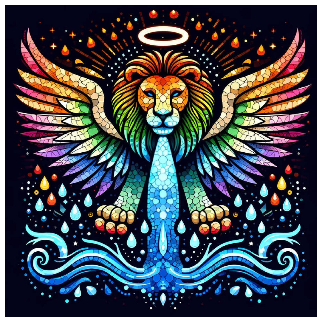angel-lion-paint-by-number-kit