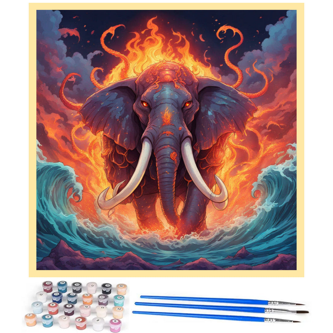 angry-elephant-paint-by-number-kit