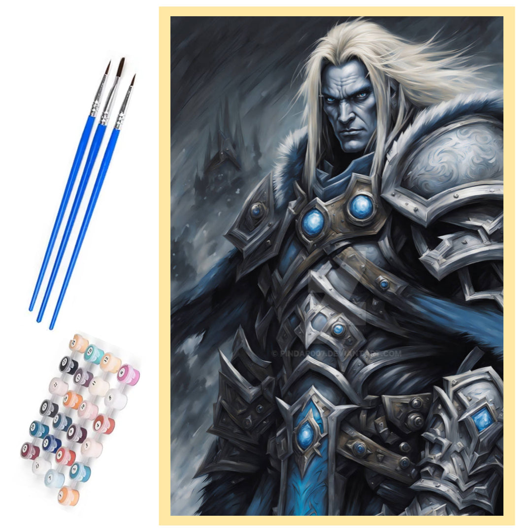 arthas-menethil-the-lich-king-paint-by-number-kit