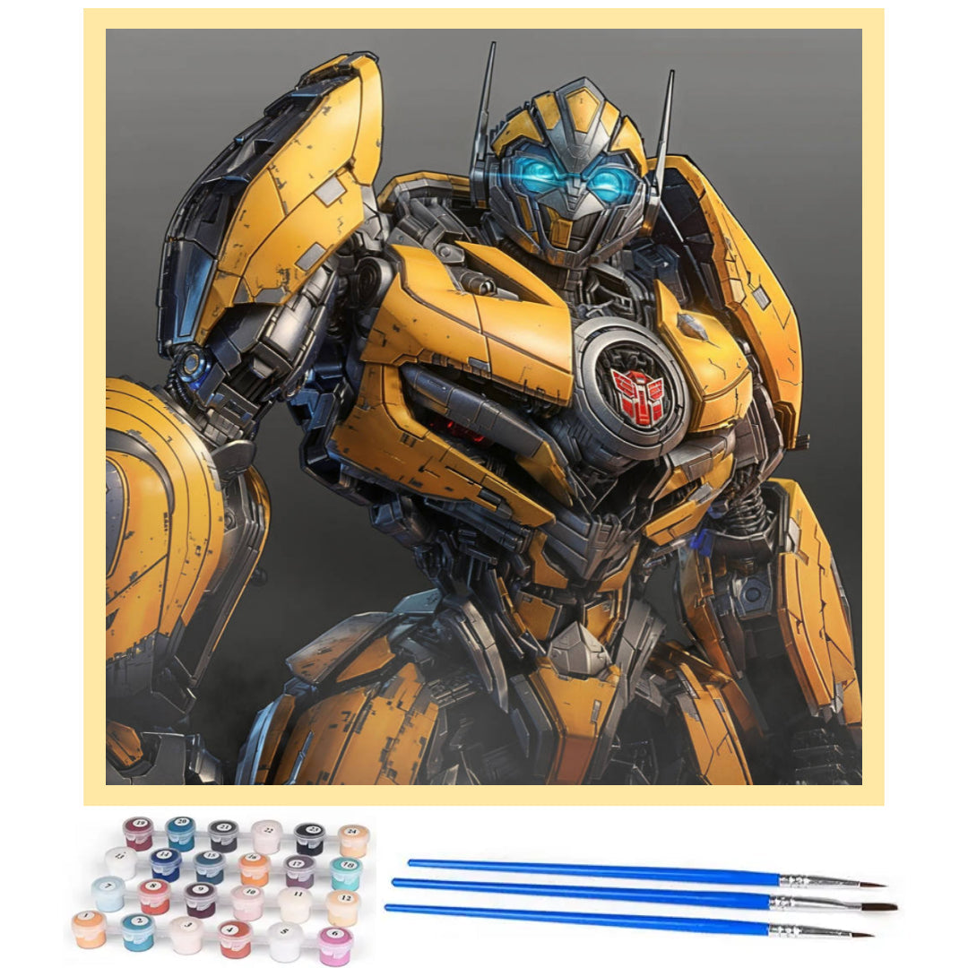autobot-bumblebee-paint-by-number-kit