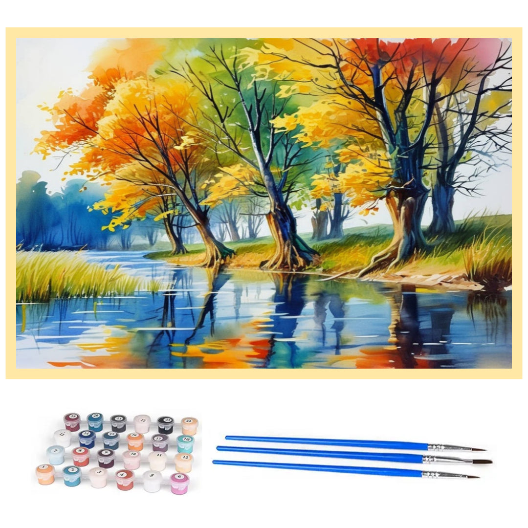 autumn-forest-paint-by-number-kit