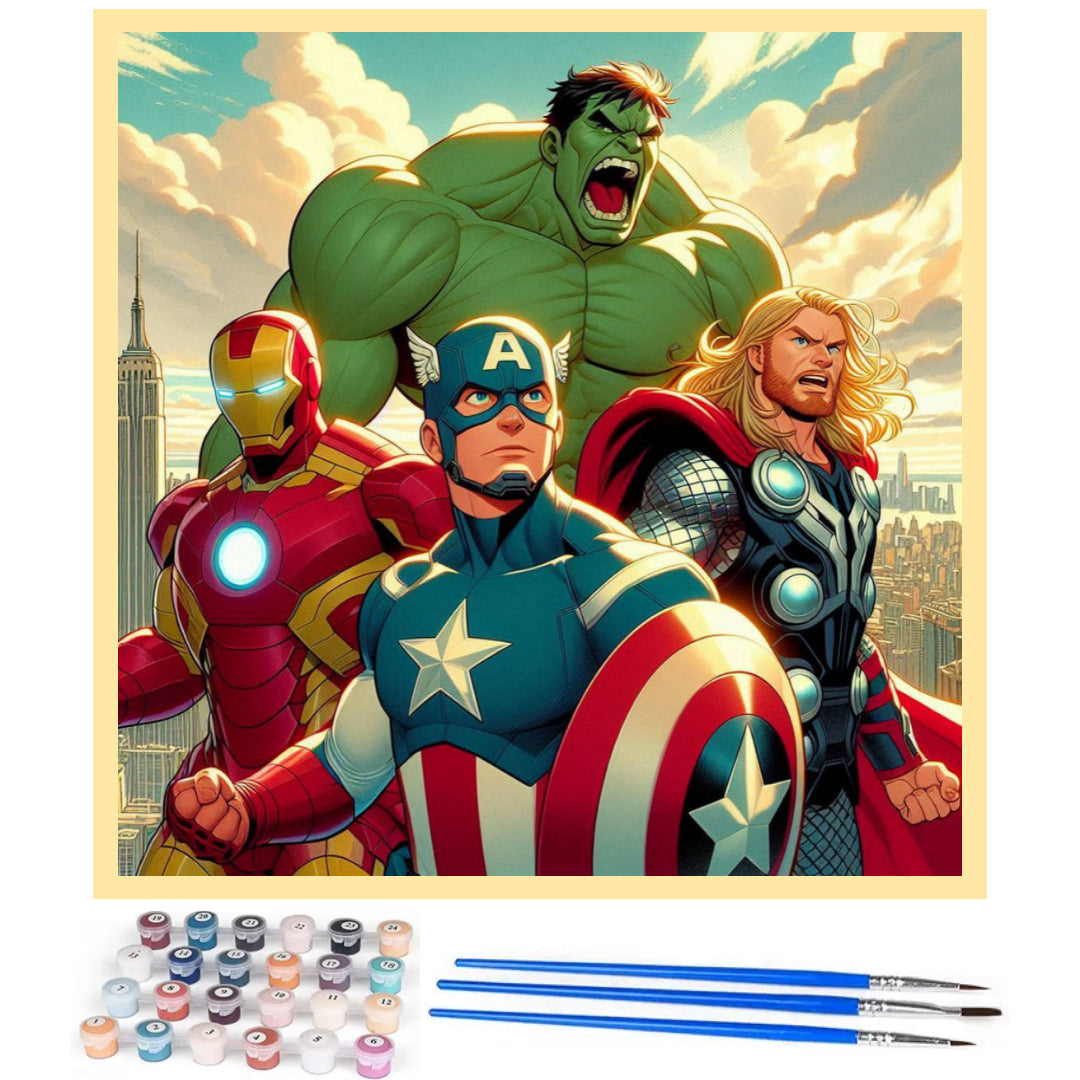 avengers-brother-paint-by-number-kit