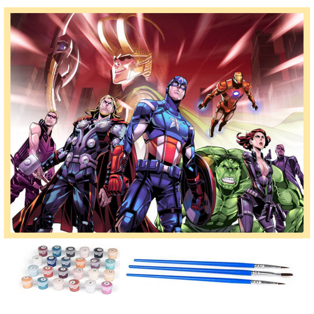 avengers-build-up-paint-by-number-kit