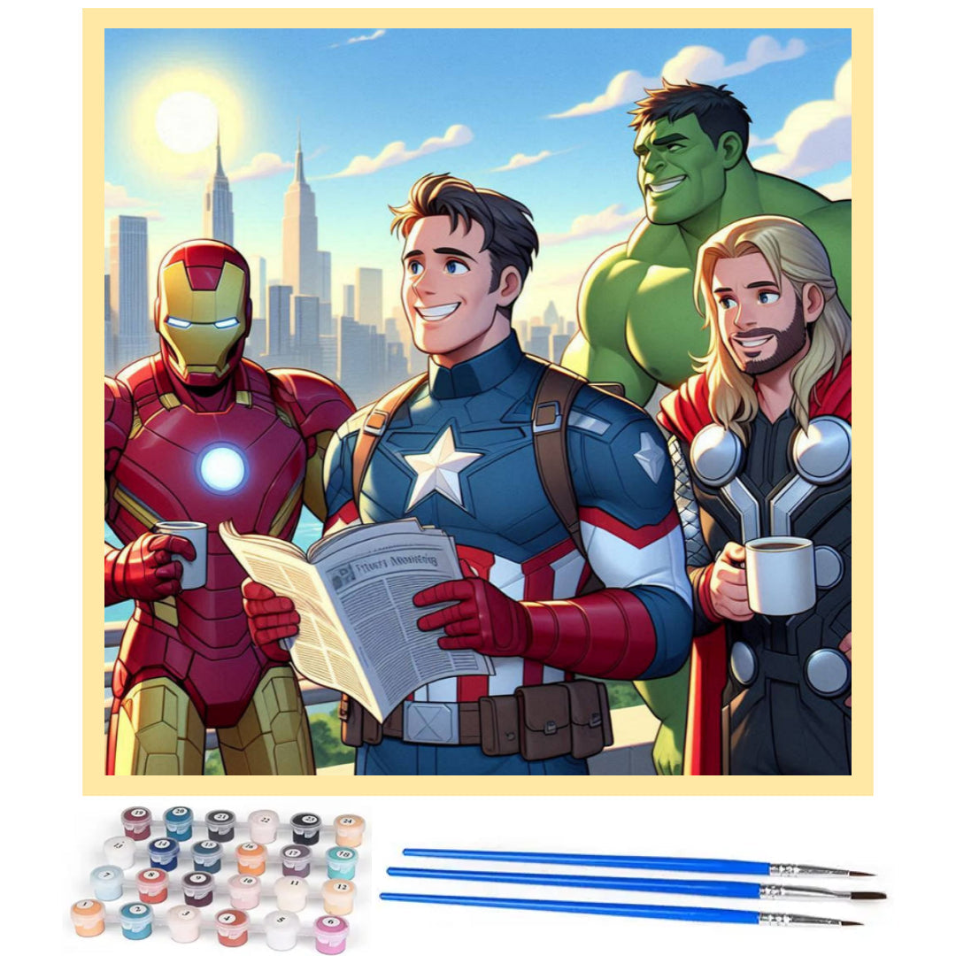 avengers-leisure-time-paint-by-number-kit