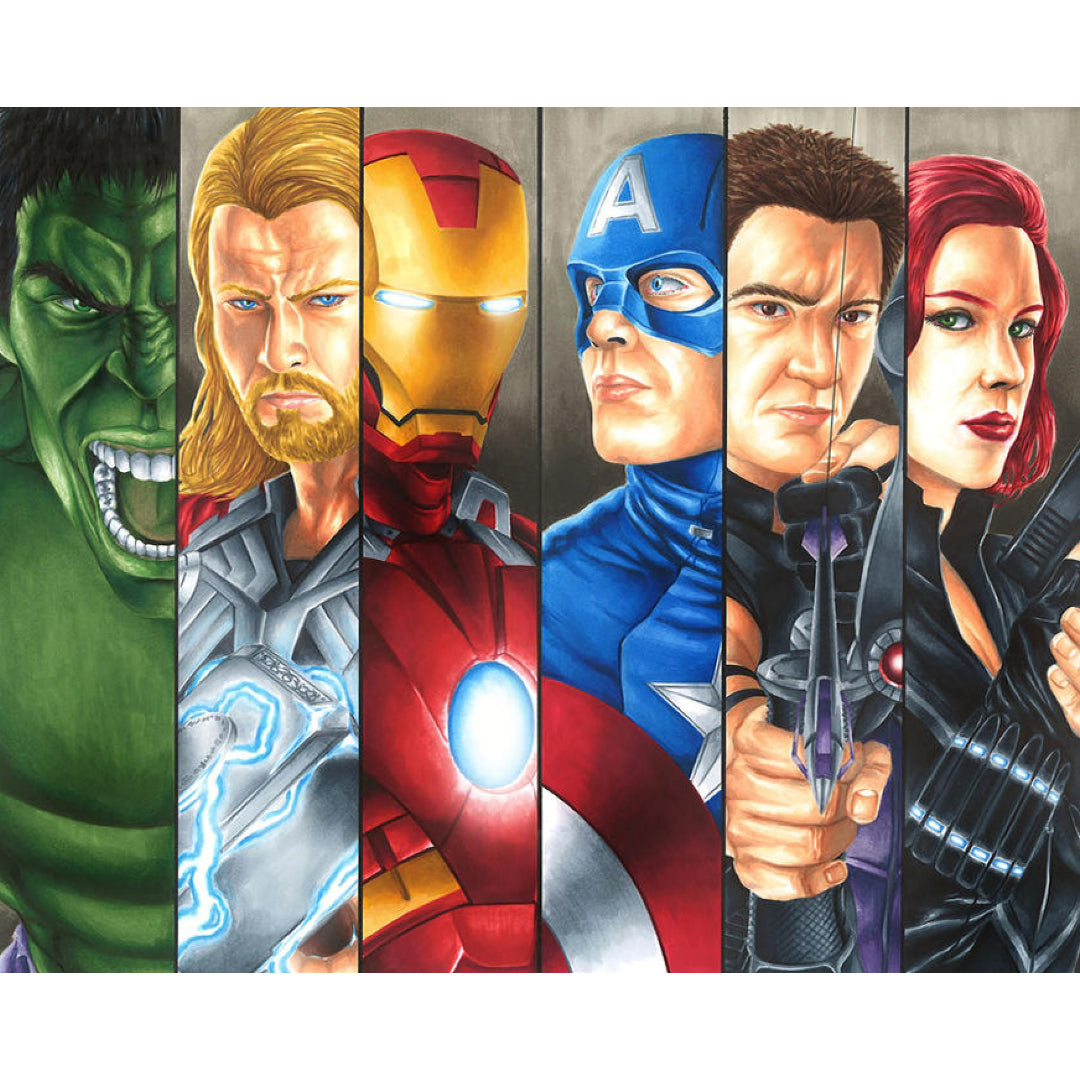 avengers-team-paint-by-number-kit