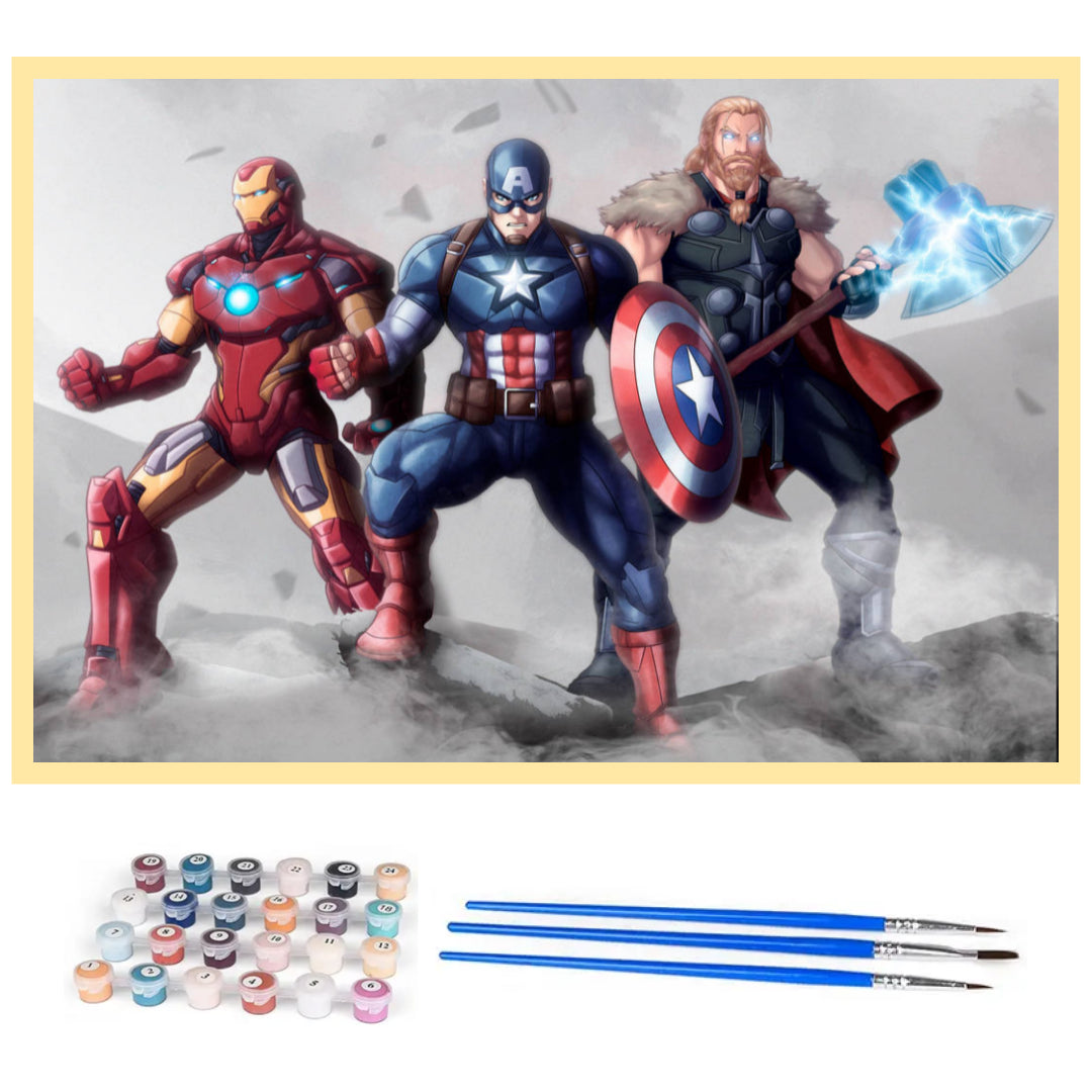 avengers-trinity-paint-by-number-kit