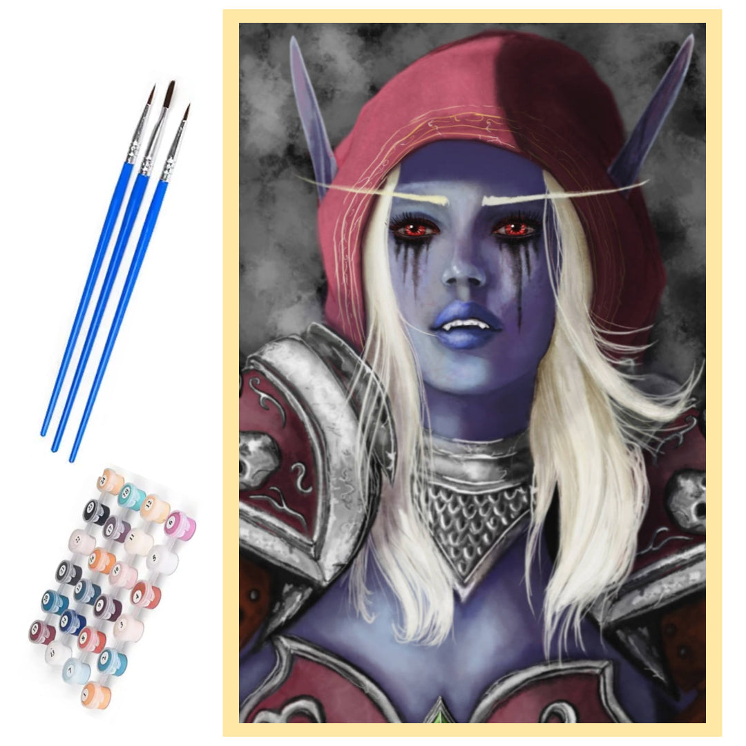 awakening-sylvanas-paint-by-number-kit