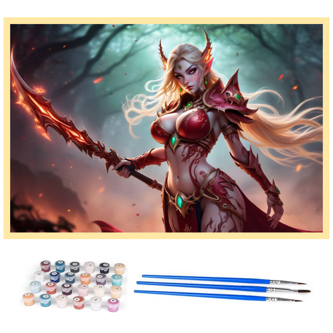 azanna-warcraft-paint-by-number-kit