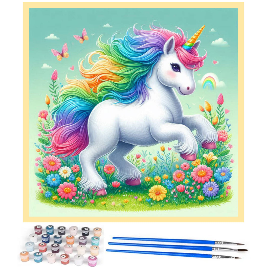 baby-unicorn-in-flowers-paint-by-number-kit
