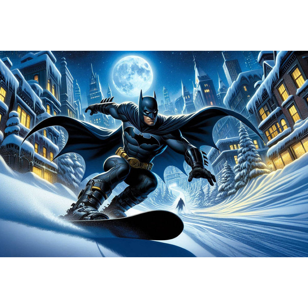 batman-on-snowboard-paint-by-number-kit
