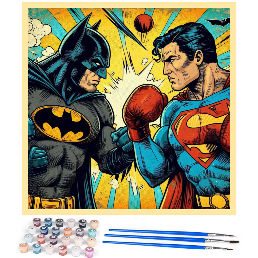 batman-vs-superman-paint-by-number-kit