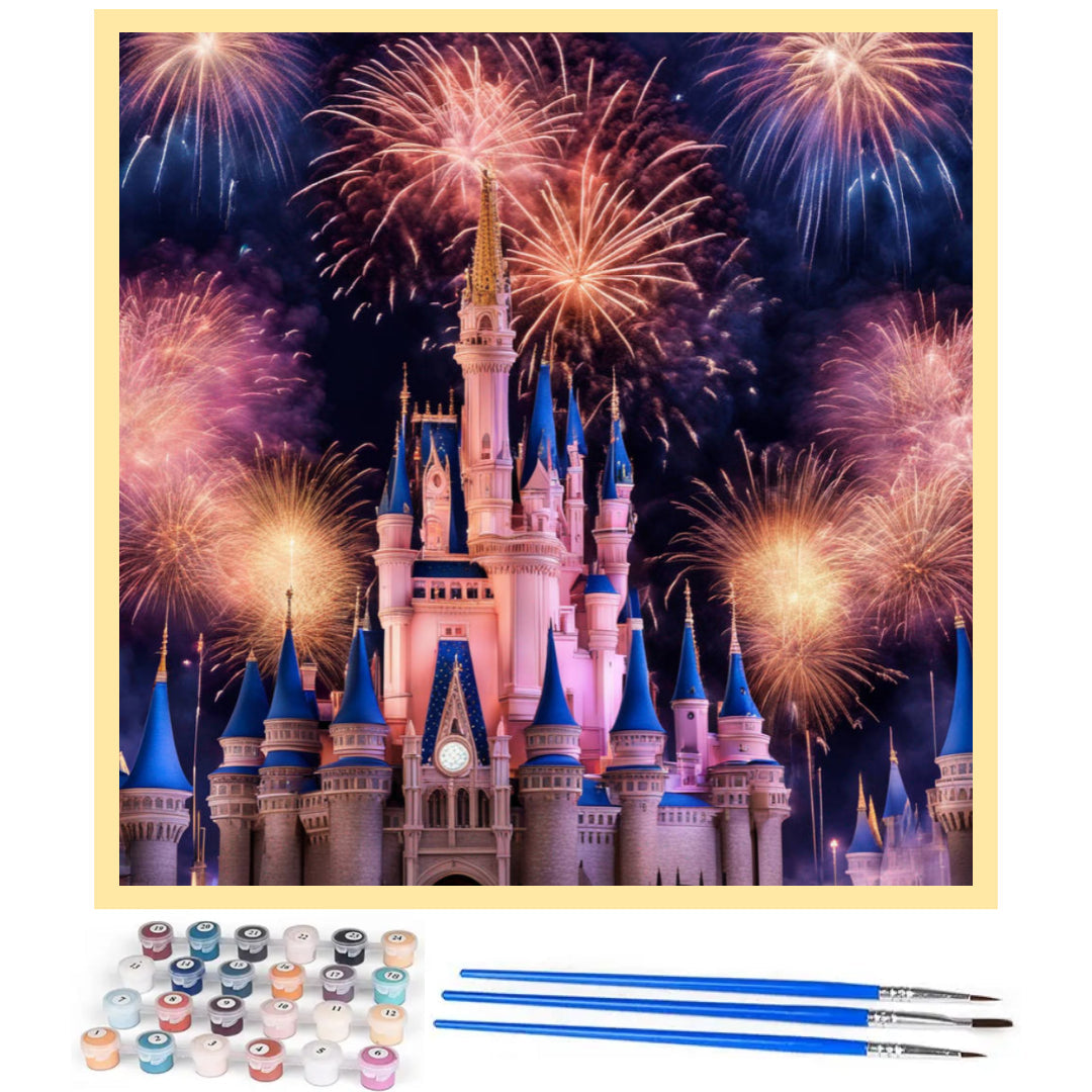 beautiful-disney-fireworks-paint-by-number-kit