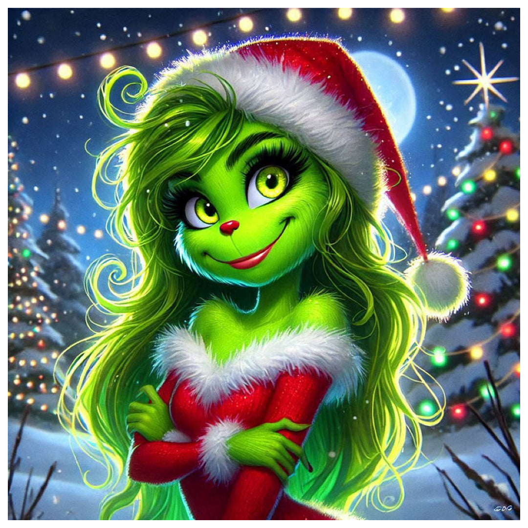 beautiful-grinch-lady-paint-by-number-kit