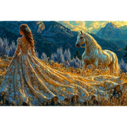 beautiful-lady-with-horse-paint-by-number-kit