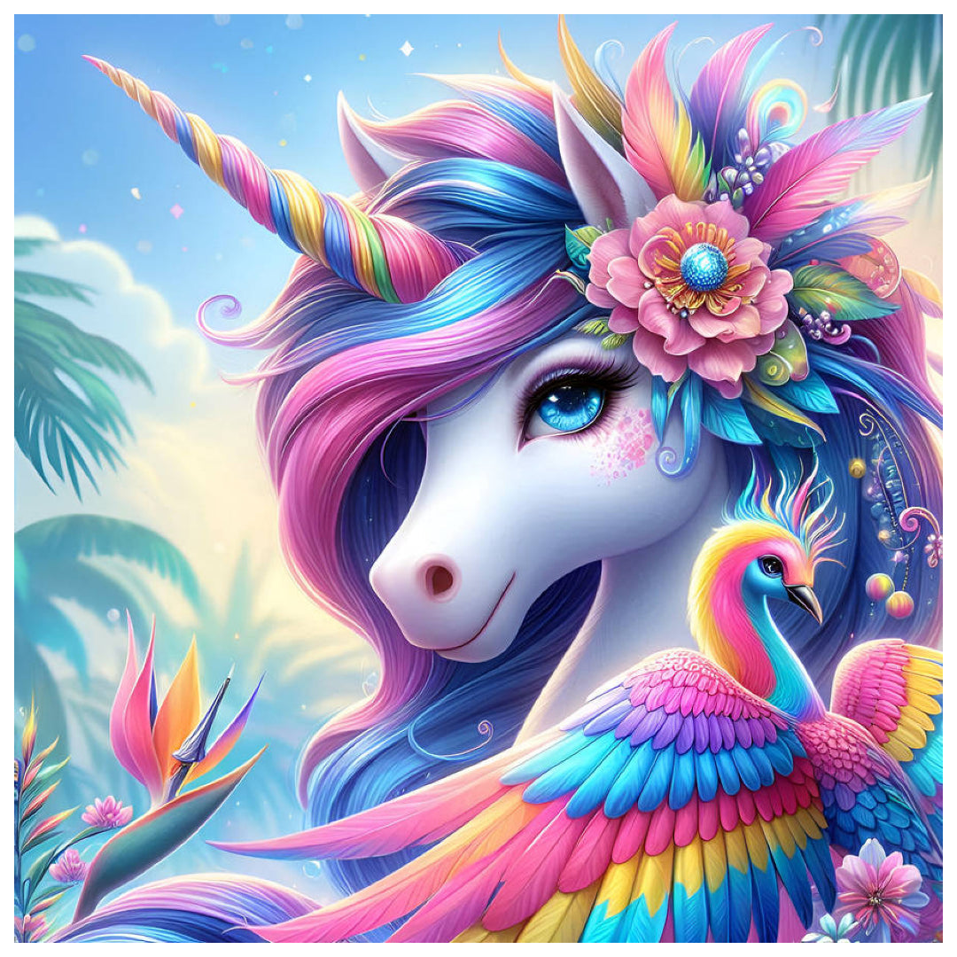 beautiful-unicorn-and-rainbow-bird-paint-by-number-kit