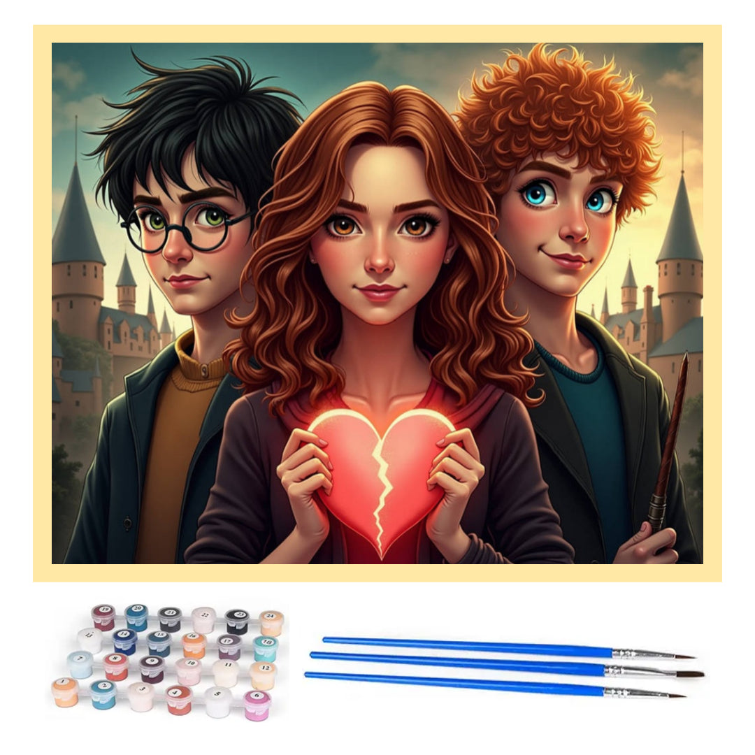 best-friends-harry-potter-paint-by-number-kit