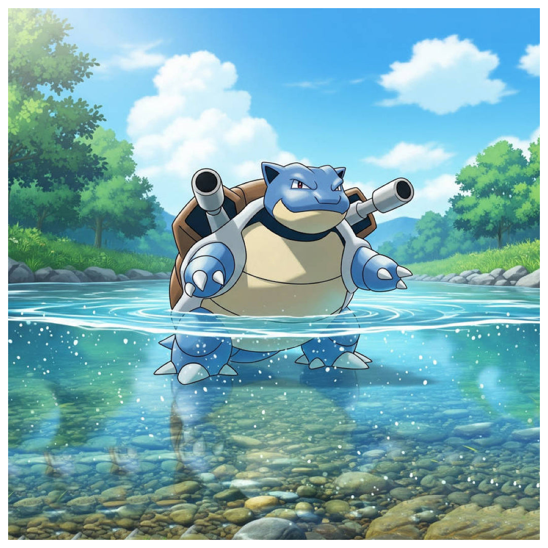 blastoise-in-the-river-paint-by-number-kit