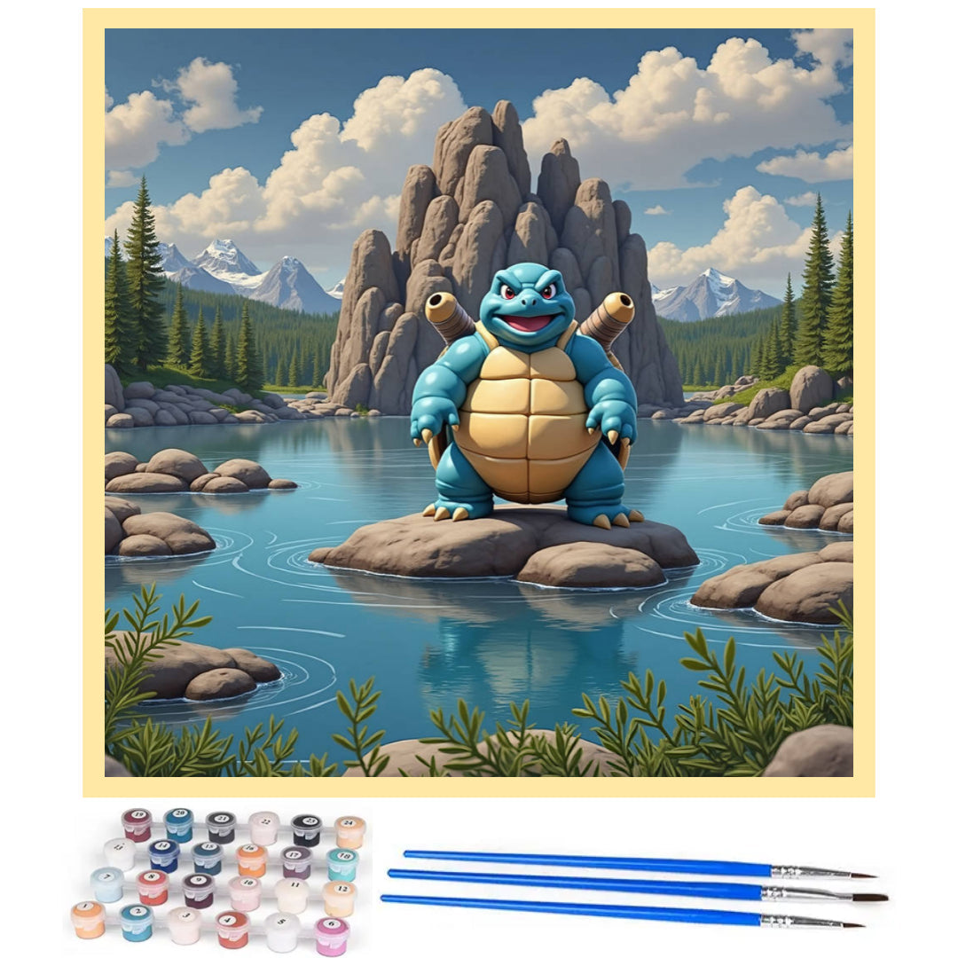 blastoise-on-the-river-paint-by-number-kit