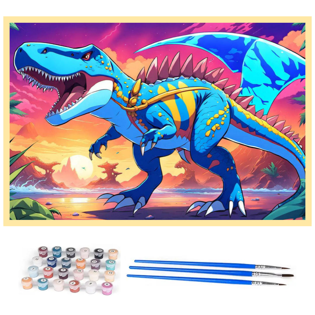 blue-dinosaur-paint-by-number-kit