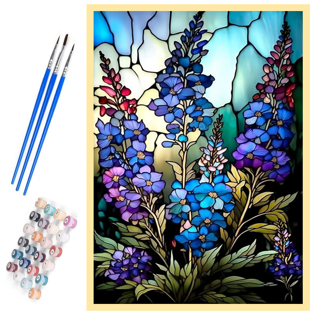 blue-flowers-paint-by-number-kit