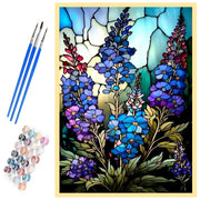 blue-flowers-paint-by-number-kit