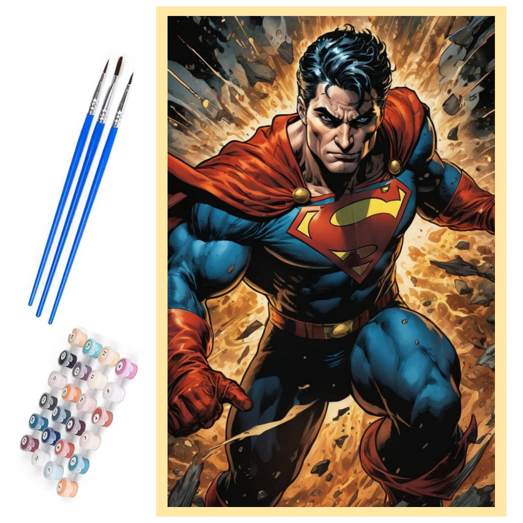 brave-superman-paint-by-number-kit