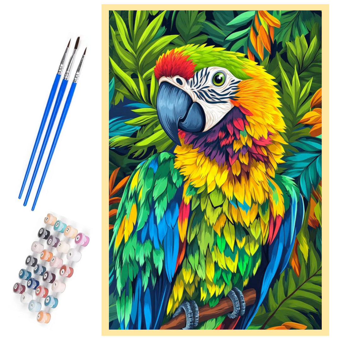 bright-parrot-paint-by-number-kit