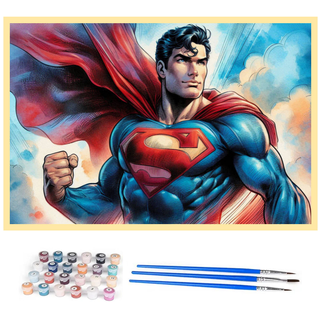 brilliant-superman-paint-by-number-kit