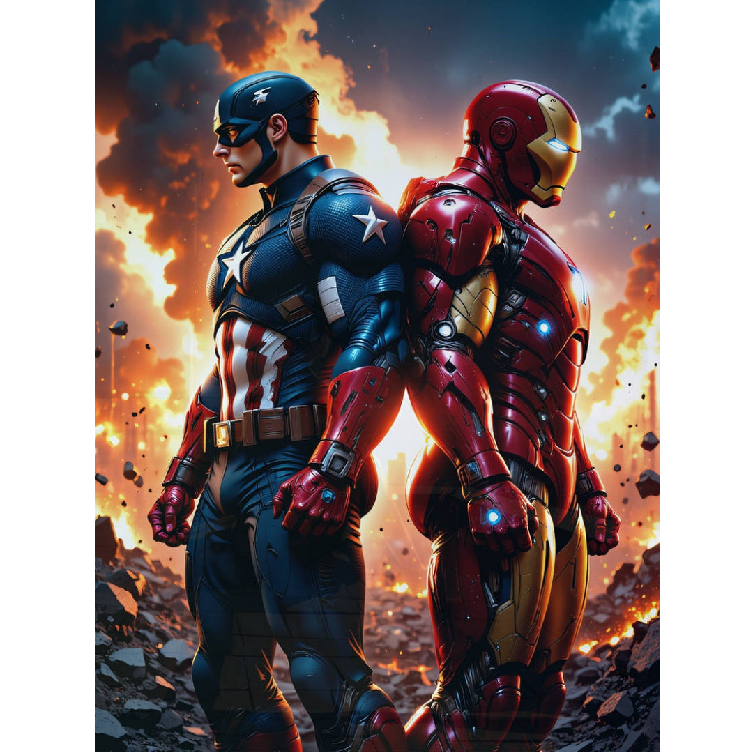 brothers-ironman-and-captain-america-paint-by-number-kit