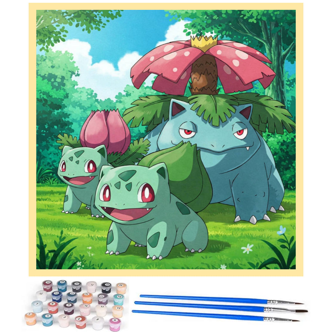 bulbasaur-family-paint-by-number-kit