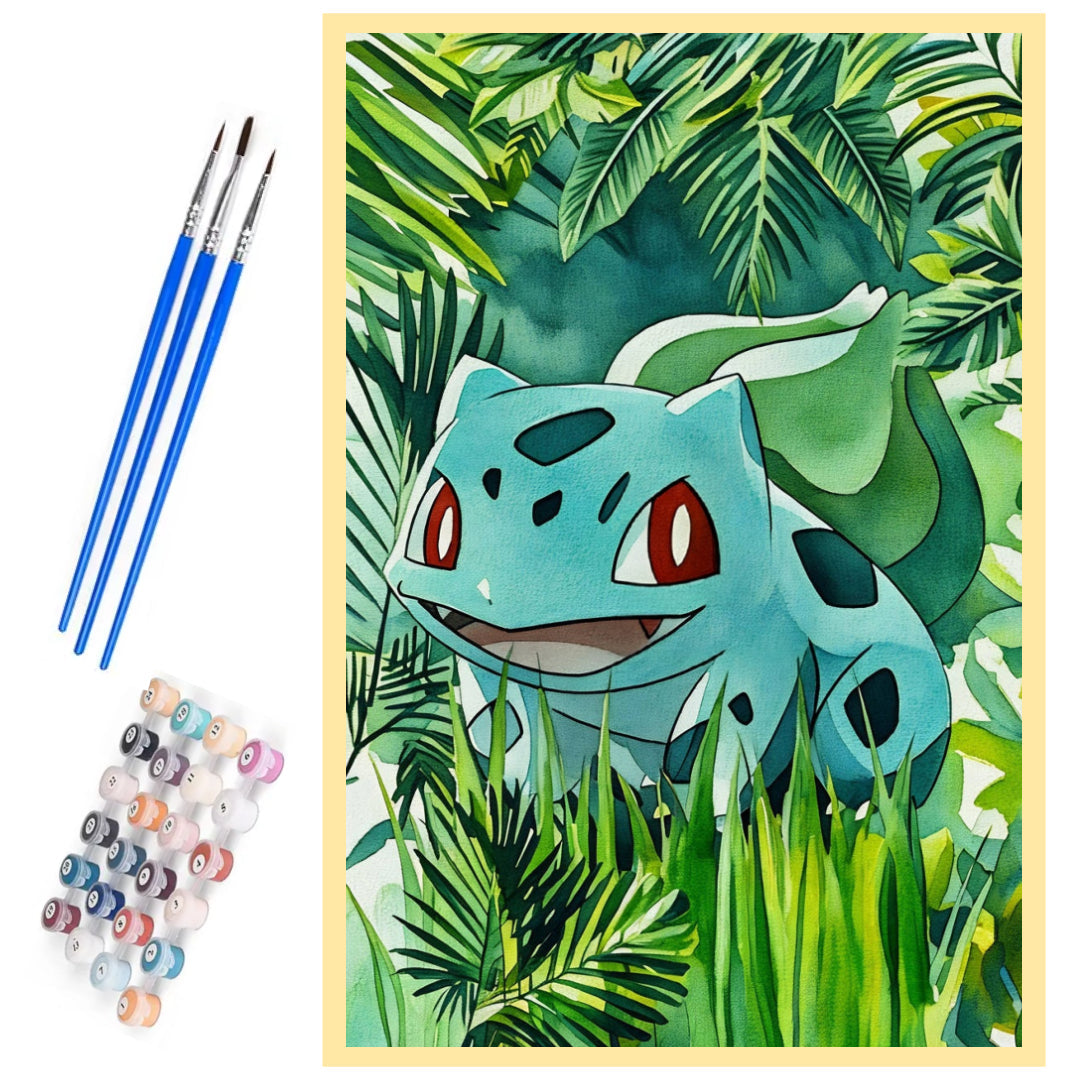 bulbasaur-hides-in-the-forest-paint-by-number-kit