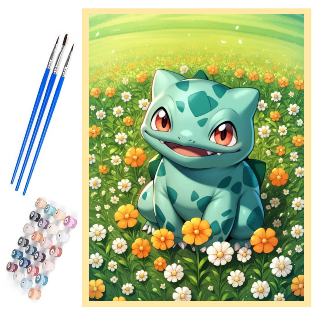 bulbasaur-in-daisy-field-paint-by-number-kit