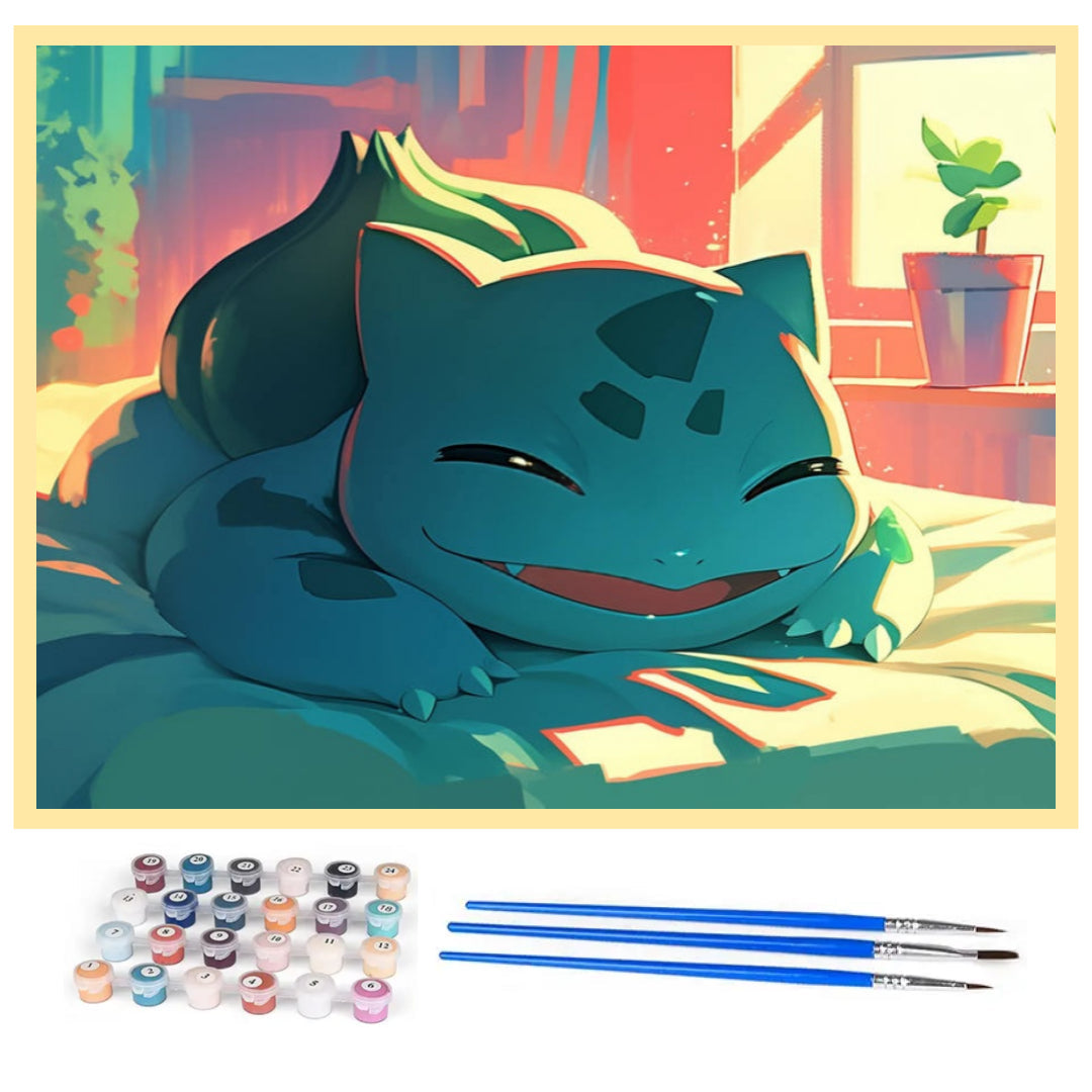 bulbasaur-in-the-sunshine-paint-by-number-kit