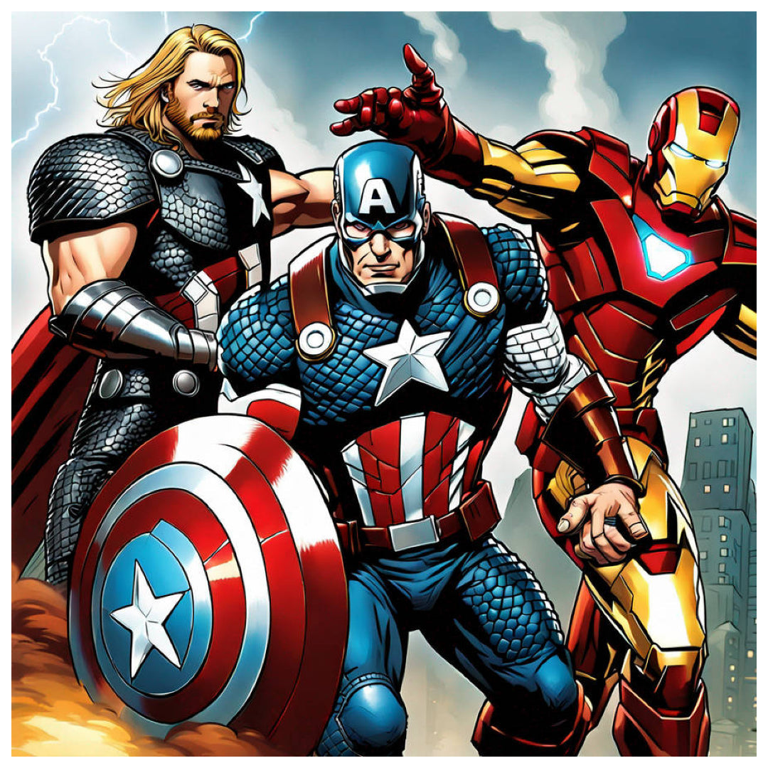 captain-america-iron-man-thor-paint-by-number-kit