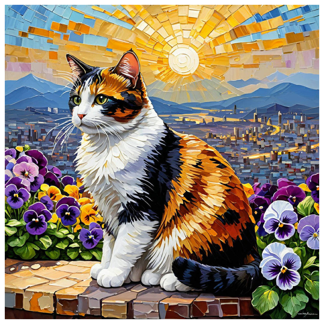 cat-at-sunset-paint-by-number-kit