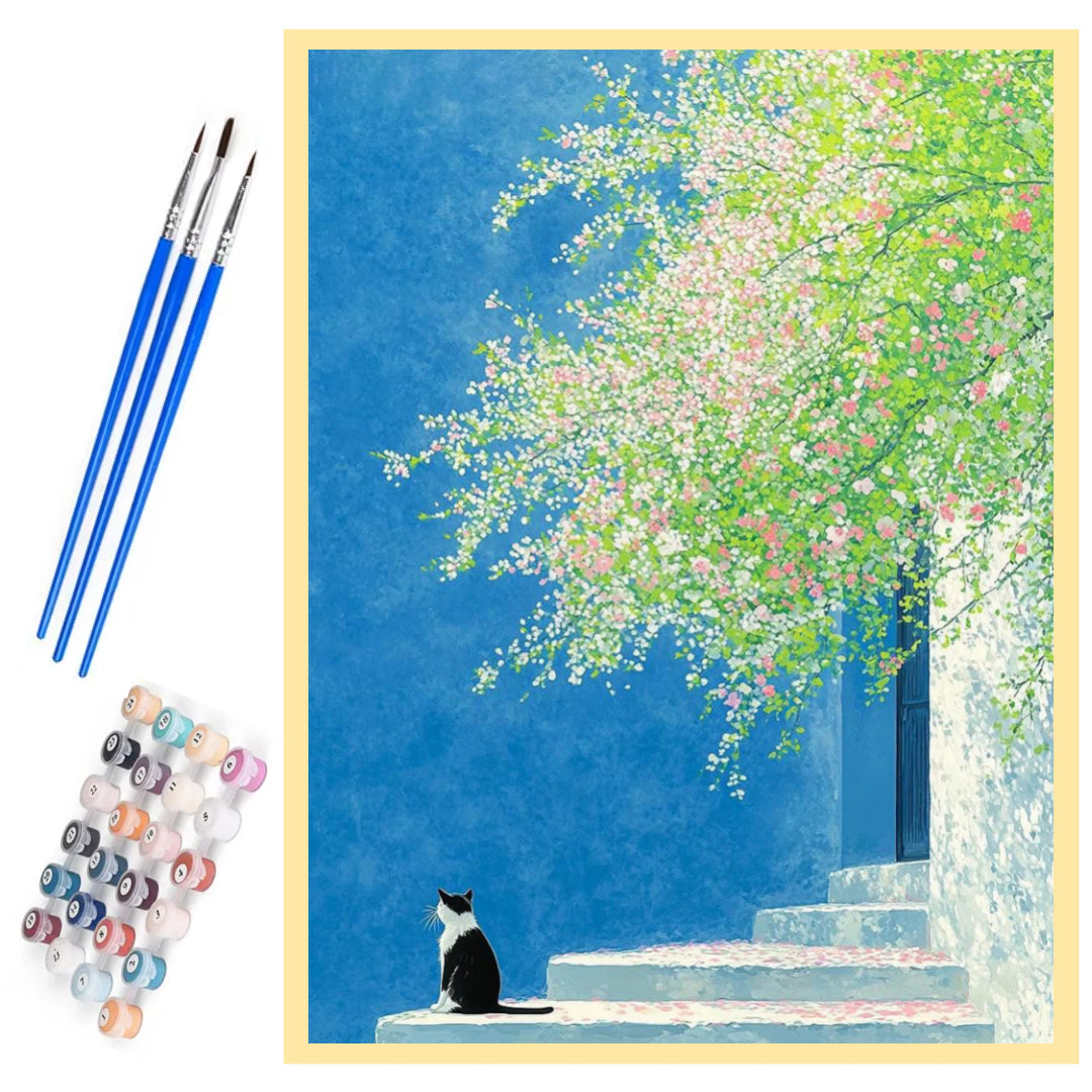 cat-in-the-spring-paint-by-number-kit