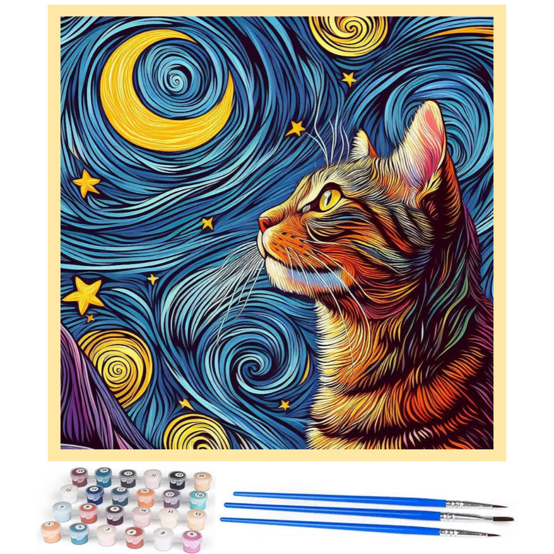 cat-watching-the-starry-paint-by-number-kit