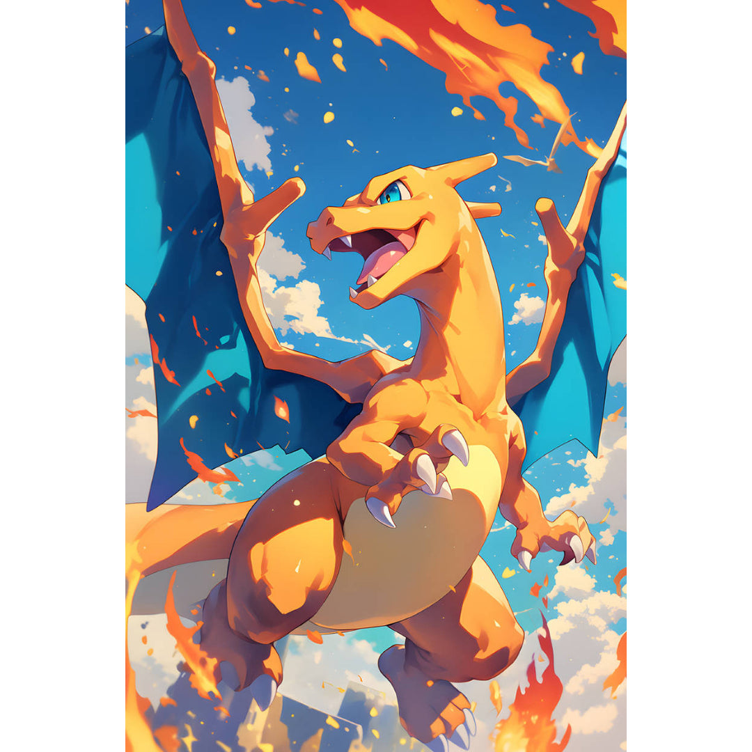 charizard-paint-by-number-kit